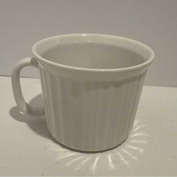 Corning Ware French White Stoneware Mug Coffee Cup/ Soup - Picture 1 of 6